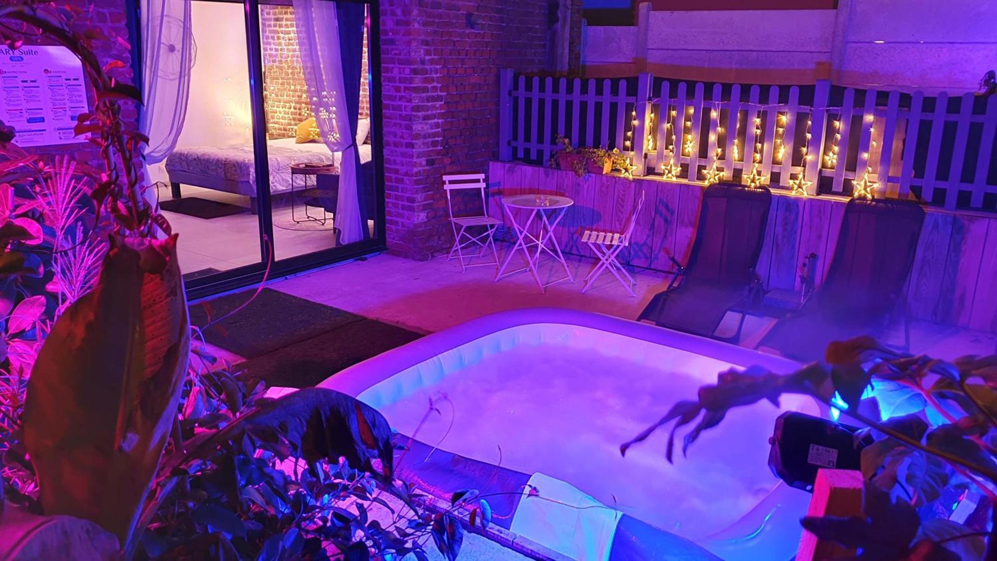 Gary Suite - Studio Cosy, Spa Et Jardin Privatif A 4 Min De Cambrai Awoingt Exterior photo